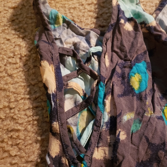 Sleeveless high-low sundress with strappy sides - Picture 2 of 3